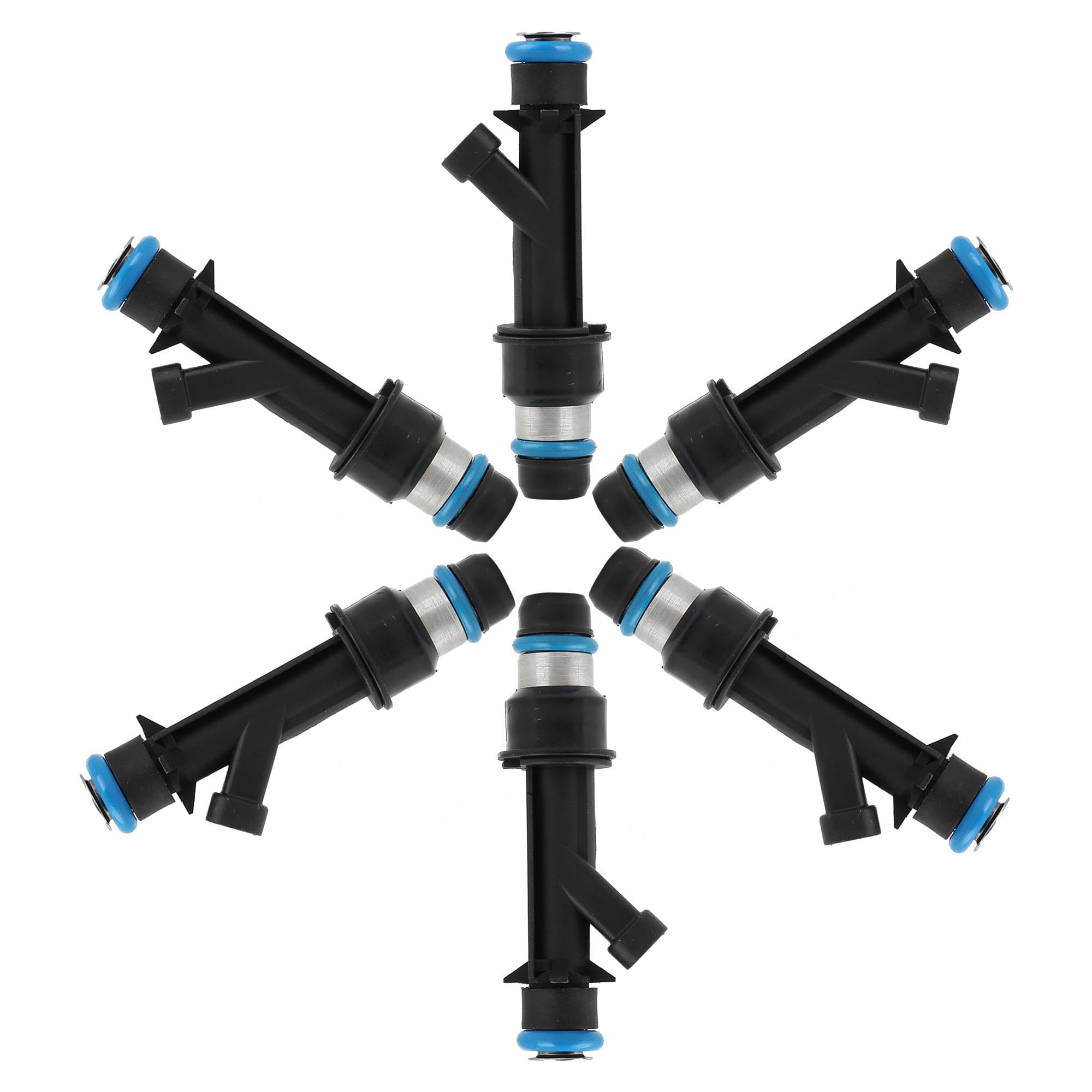 Photo 1 of uxcell 6pcs 25313185 Fuel Injector for Buick Rainer 2004 for Chevrolet Trailblazer for GMC Envoy for Oldsmobile Bravada 2002-2004 for Isuzu Ascender 2003-2004 4.2L