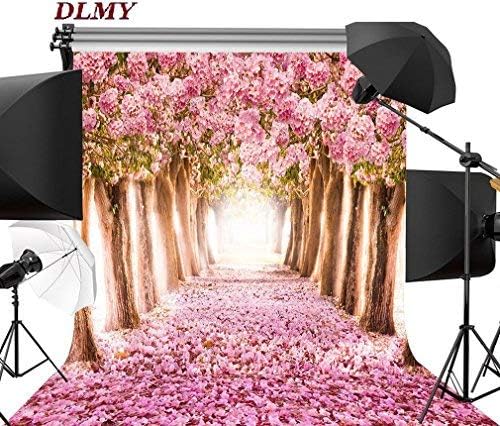 Cherry Blossoms Street Photo Backdrop Photography Background for Newborn,Baby Shower,Child's Birthday Party Decorations Supplies Booth Props (FBM-YingHua-5X7-FBA)