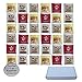 Sahale Snacks All Natural Nut Blends Mini Variety Pack Of Single Serve Bags(0.75 oz x 36 Bags) In A Gift Box With A Magnet