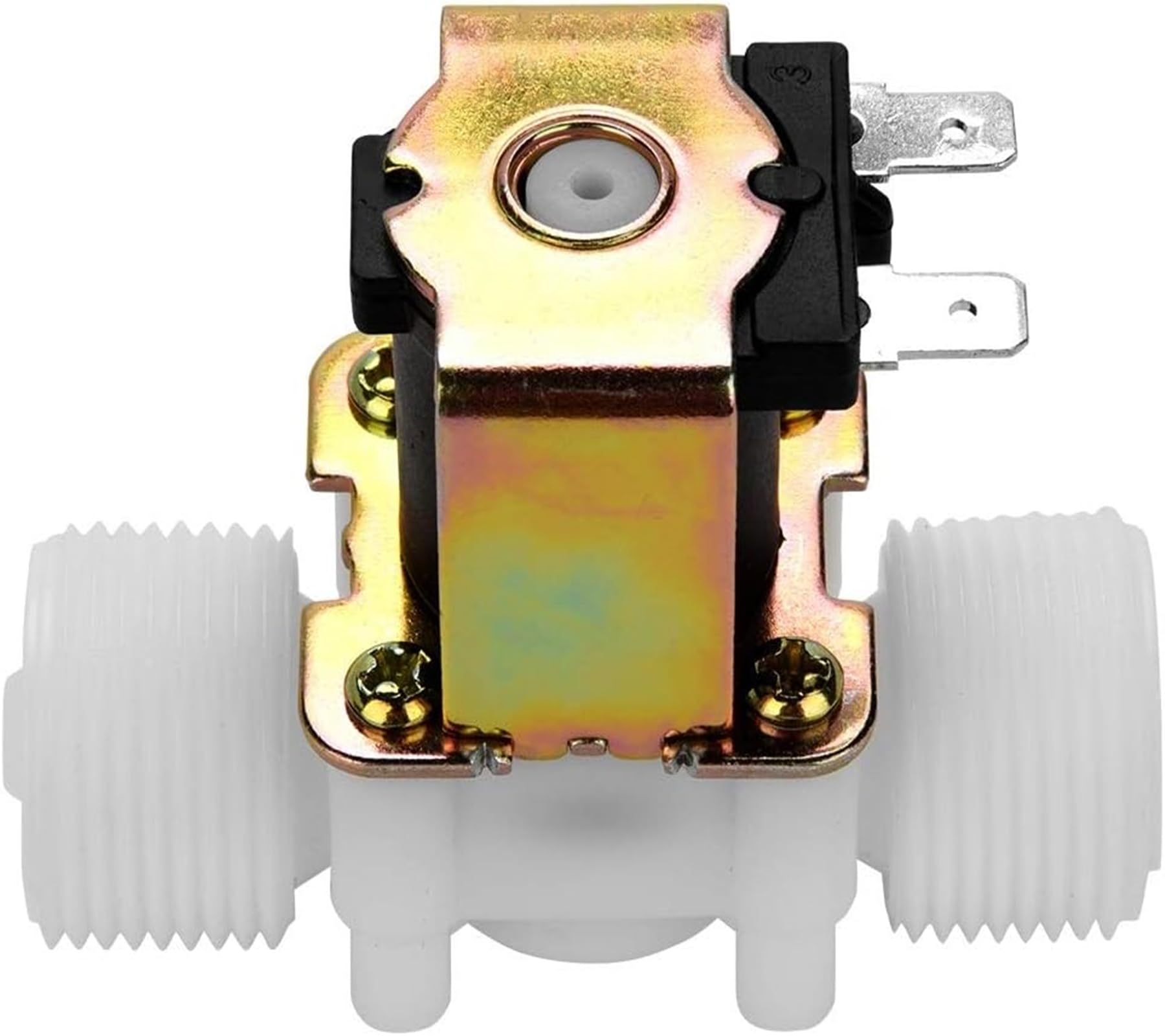 Electric Solenoid Valve - BiuZi DC 12V DN20 G3/4" Plastic Normally Closed Electromagnetic Valve Water Inlet Valve