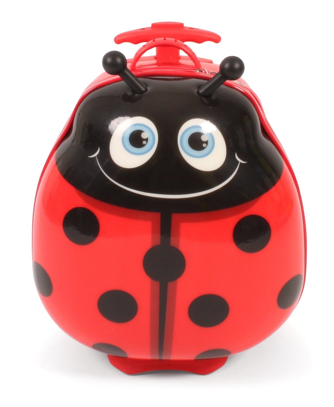 Bayer Chic 2000 Bouncie Kinder-Trolley mit 3D-Marienkäfer-Motiv, Kindergepäck Children's Luggage 40 Centimeters 12 Red (Marienkäfer)