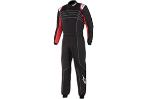 Alpinestars KMX-9 V2 Karting Suit CIK-FIA Level2 - size 58 - Black/Red/White (3356019-132-58)