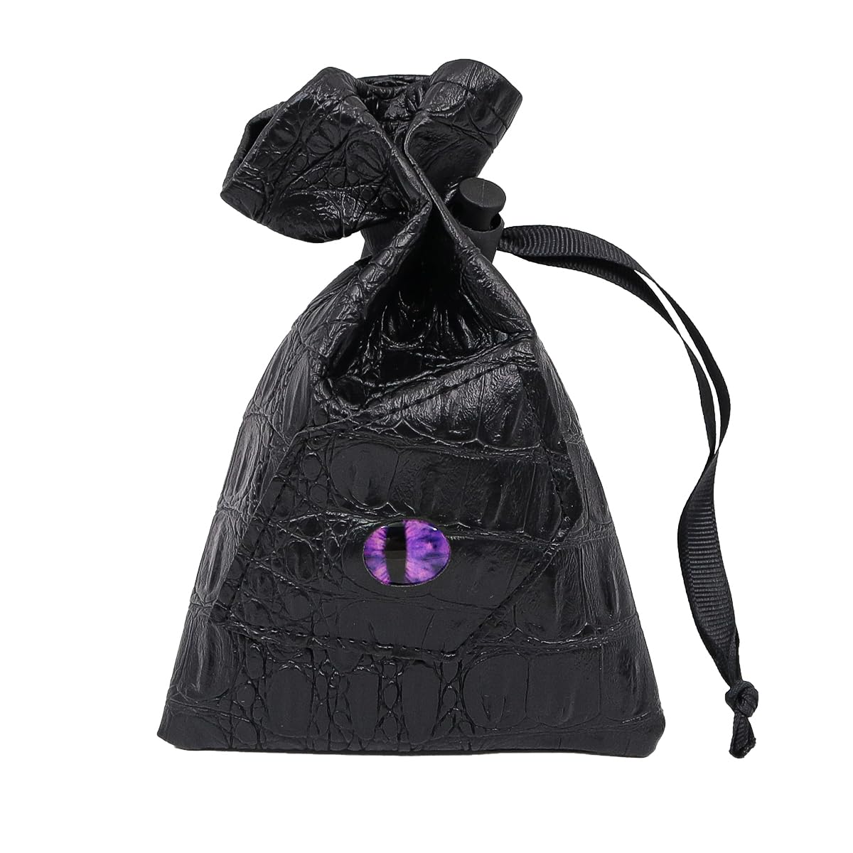 Tiardey Dragon Eye Dice Bag with Drawstring Closure DND Leather Dice Pouch for Dungeons and Dragons Gifts Ideal Die Storage Pouch for Tabletop Role Playing Games