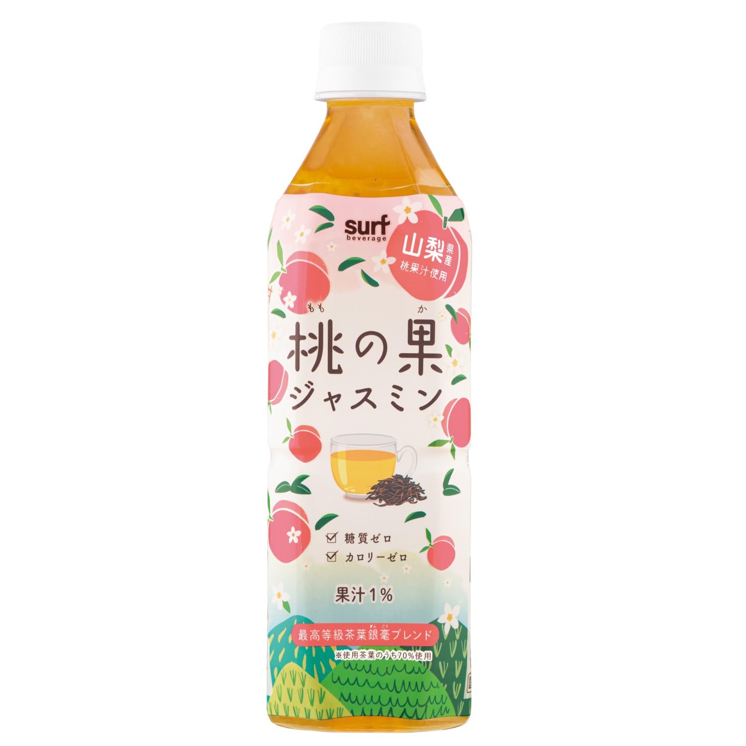 サーフビバレッジ サーフ 桃の果ジャスミン 500ml×24本商品画像