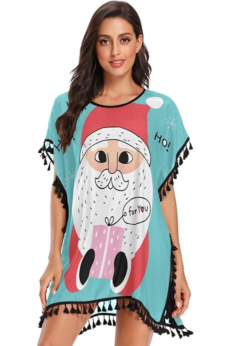 christmas swimsuit cover up