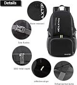MAXTOP 30L Backpack Ultra Lightweight Packable Foldable Rucksack view 4