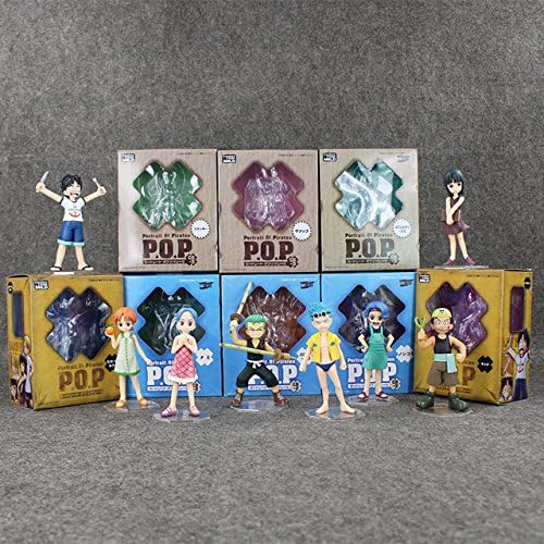 Game, Fun, One Piece Childhood Figure Luffy Zoro Robin Nami Franky Sanji Usopp Brook Action Figures Kid Toys Figurine Dolls, Toy, Play