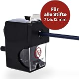 Westcott Pencil Sharpener Black E-14216 00 with Table Clamp 7-12 mm view 3