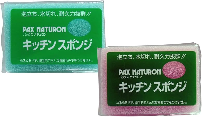 Amazon Co Jp パックスナチュロン キッチンスポンジ 4コセット ドラッグストア