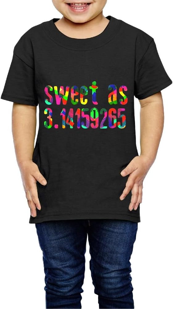 DSEPAA Math Teacher Funny Math PI Boys' Girls' Cotton Short Sleeve T-Shirt