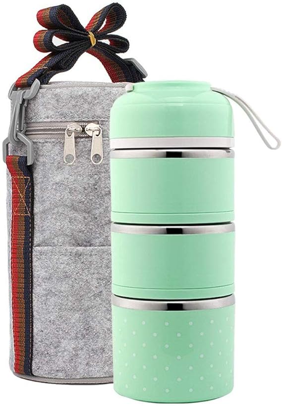 Fdnmld Insulated Lunch Box, Portable Large Capacity Portable Portable