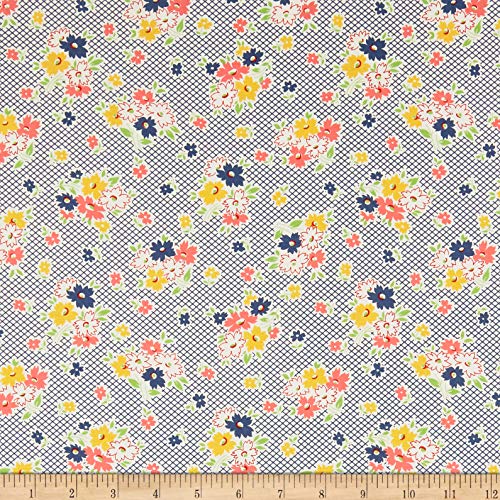 Riley Blake Designs Riley Blake Farm Girl Vintage Main Denim, Fabric by the Yard