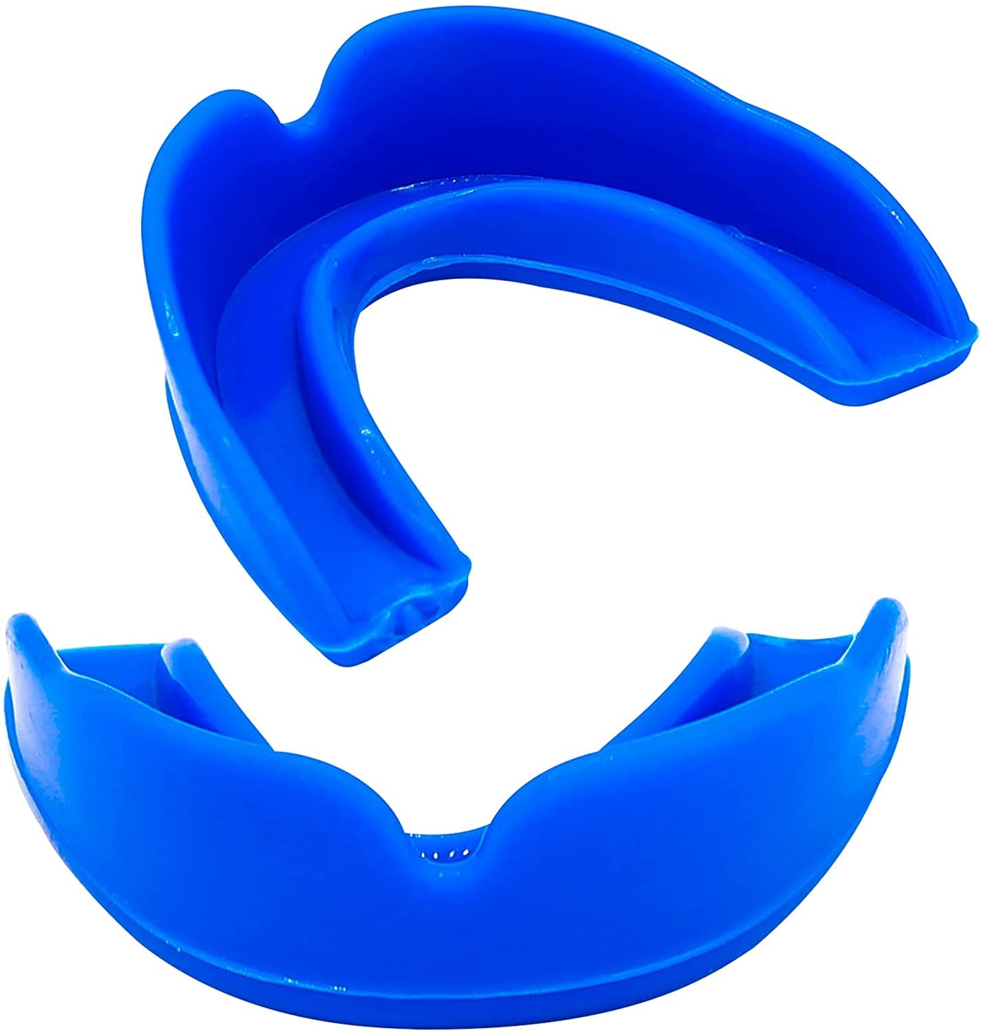 Mouthguard Slim Fit, Junior Gum Shield with Case for Kids Youth for School Combat Sports MMA, Rugby, Judo, Karate, Hockey, Soccer, MMA Boxing, Martial Arts, Basketball (Blue, Adults (+12)) — image 1
