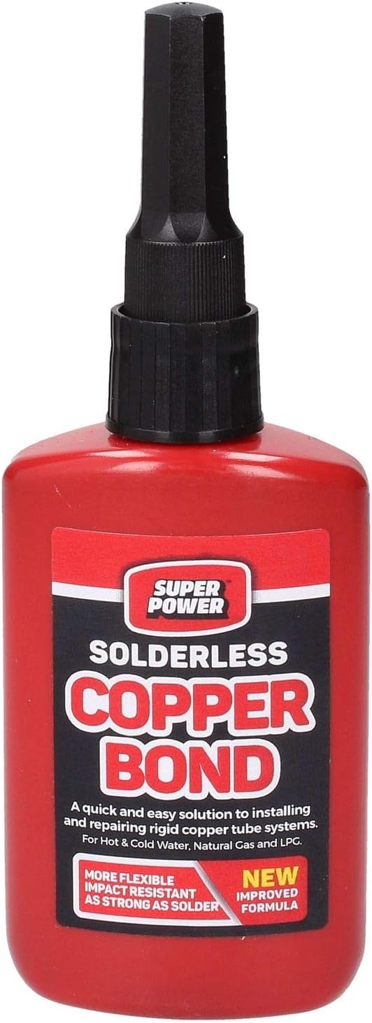 Super Power Solderless Copper Bonding 60 Second Bond 50ML Bottle