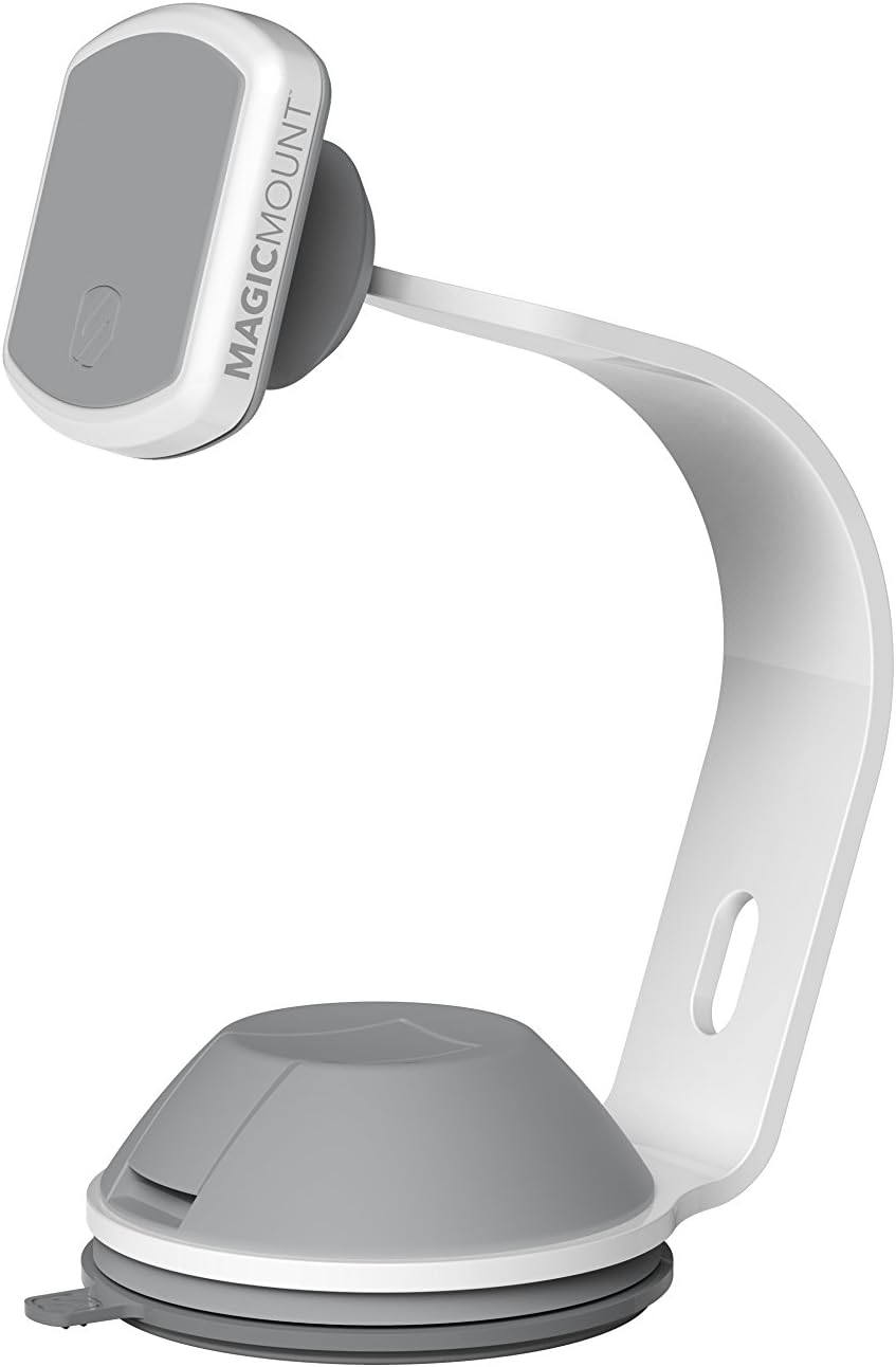 SCOSCHE MPOHMWT MagicMount Pro Universal Magnetic Mount Holder for Mobile Devices, White