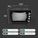 DMD Collective 35L Mini Oven with Dual Hot Plates & Timer, Energy-Efficient view 2