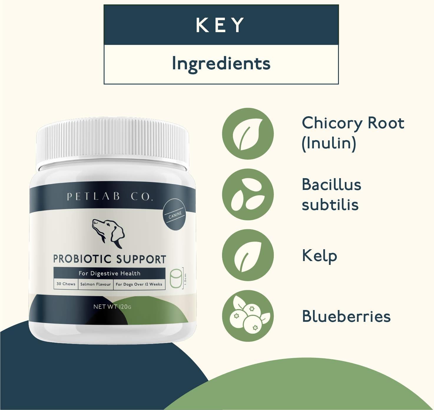 PetLab Co. Probiotics for Dogs Support Gut Health, Occasional Diarrhea, Digestive Health & Seasonal Allergies, Salmon Flavor - Image 3