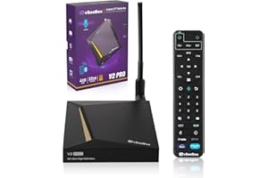 QingHuaCi vSeeBox v2 pro 2024 Newest Version - with Voice Command Remote (4GB RAM + 32GB ROM)