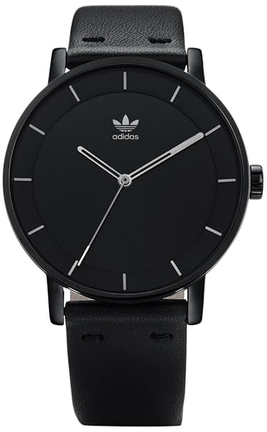 Adidas Damen Analog Quarz Uhr mit Leder Armband Z08-2345-00