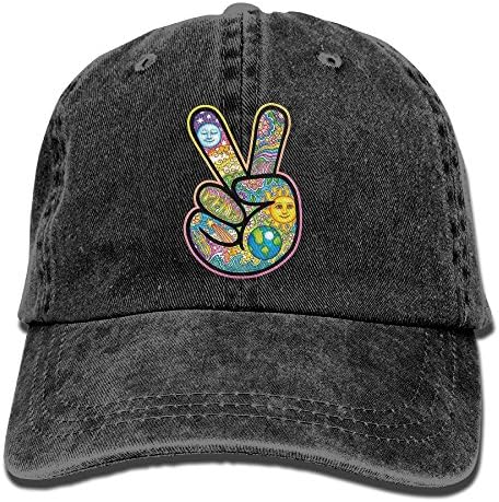 V Peace Sign Victory Hand Unisex Cowboy Cap Customized For Man And Woman