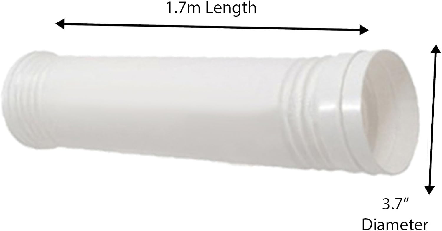 SPARES2GO Vent Hose Pipe & Adapter Kit for BUSH Tumble Dryer Amazon.co