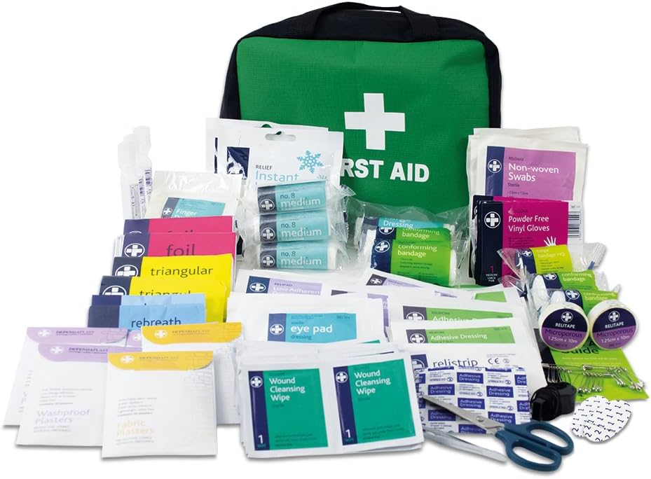 Lewis-Plast First Aid Kit Bag 309 Pieces Survival Safety Travel Home Camping