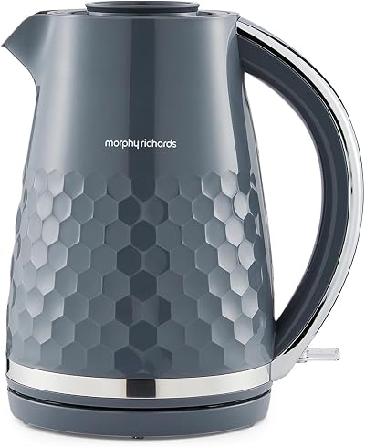 Morphy Richards Hive Kettle 1.5L 3KW Rapid Boil Easy Fill Grey