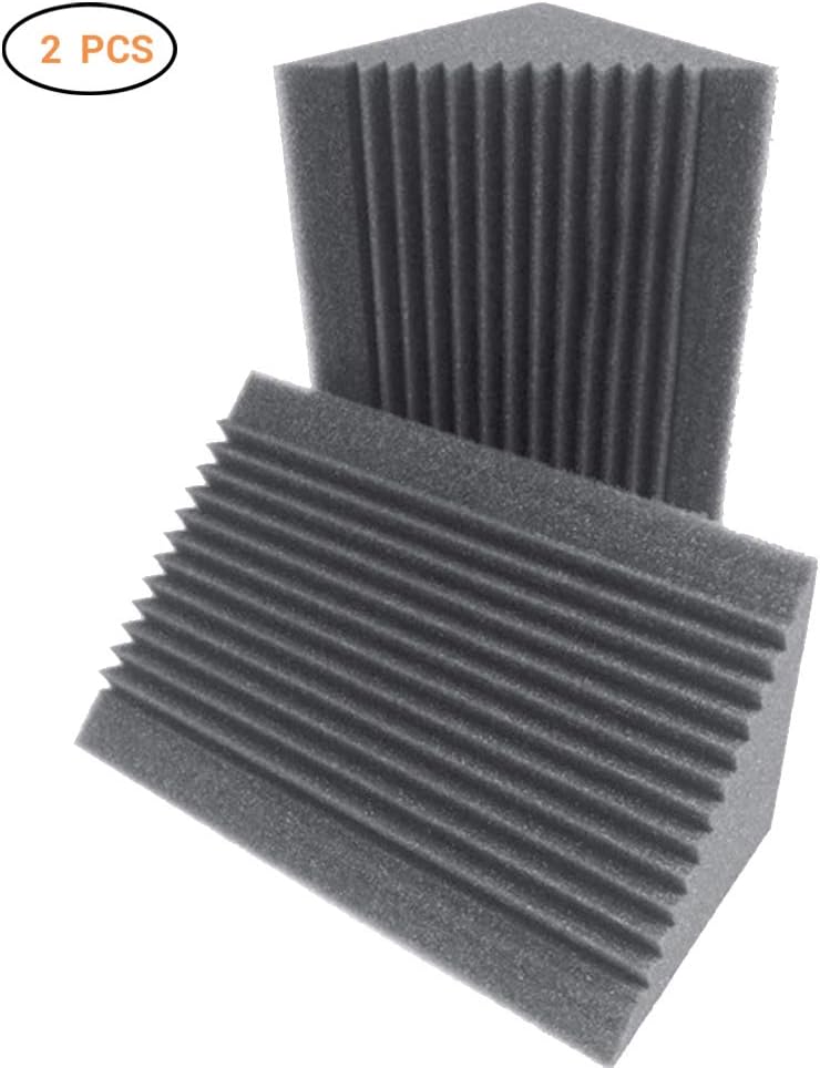 WINBST Bass trap absorber Wave bass absorber Acoustic foam for recording studios, wedge shape