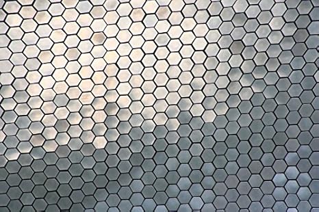 Amazon ラミネート加工ポスターメタル格子 Hexagonメキシコテクスチャメタルシートポスタープリント24 X 36 アートフレーム ポスター オンライン通販