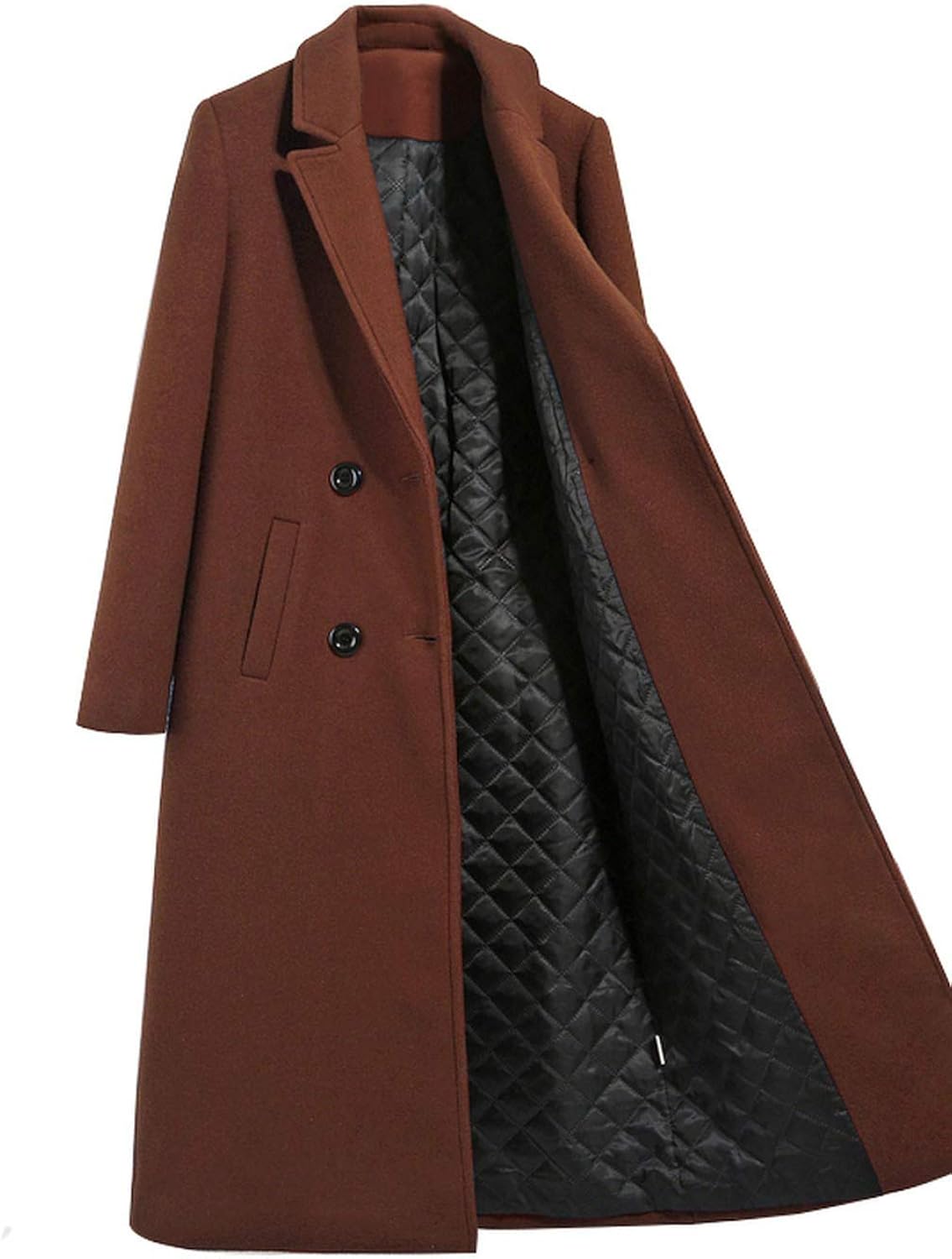 Caramel Color Women's Wool Jacket Coats 