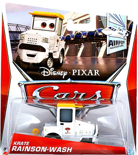 Disney Pixar Cars Airport Adventure 1:55 Scale Die Cast Vehicle Krate Rainson-Wash