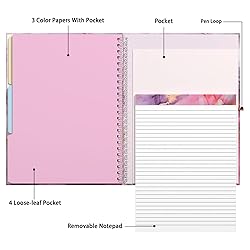 Rimilak Spiral Clipboard Folio with Refillable