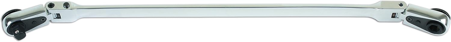 Laser 6744 Flexi-Head Ratchet & Bit Driver 1/4"D, Silver - Image 3