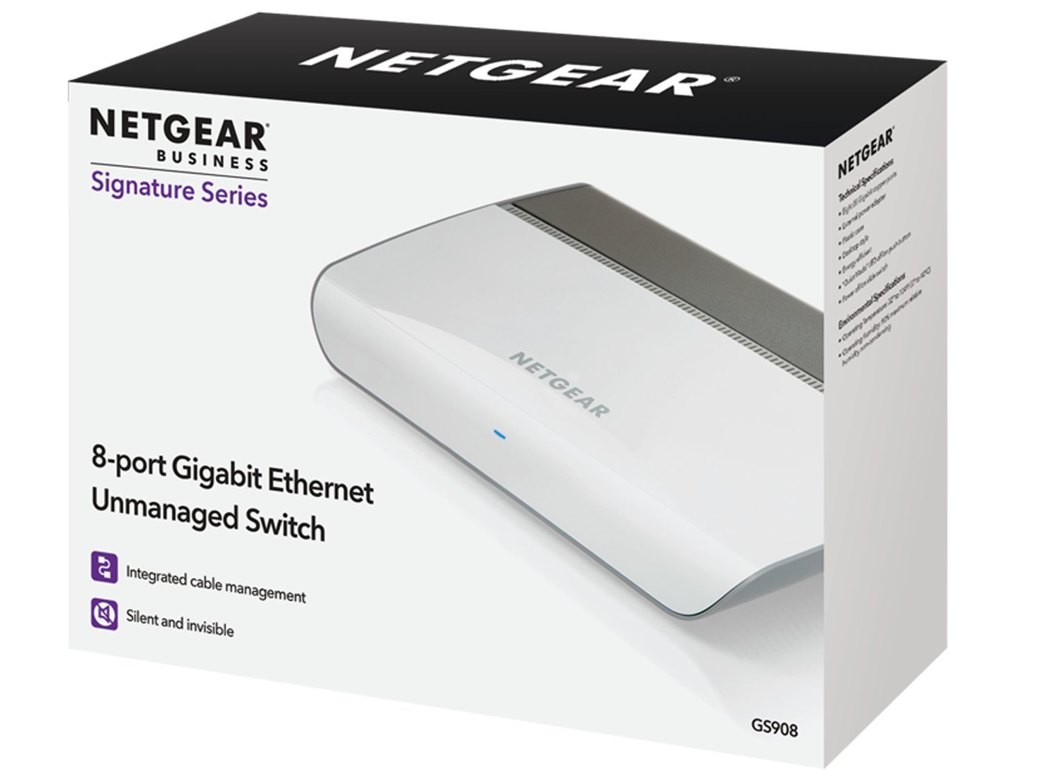 NETGEAR GS116E200PES Smart Switch Web Manageable 16 ports Gigabit