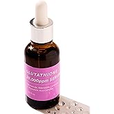 Pure Glutathione Glow Serum 30,000 ppm for Dark Spots & Uneven Tone – Radiance-Boosting Formula with Niacinamide, 5x Hyaluronic Acid & Ceramide – Smooth, Luminous for Sensitive Skin Korean Skincare