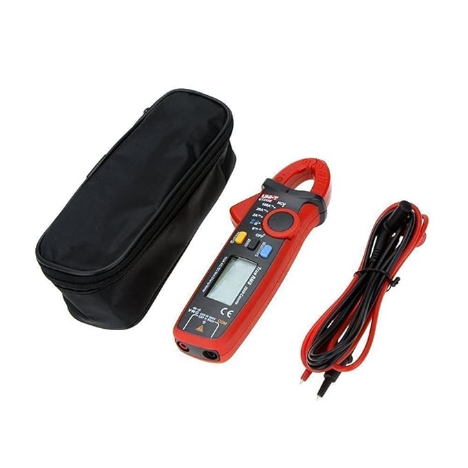 UNI-T UT210E Digital Clamp Meter Multimeter Handheld RMS AC/DC Mini Widerstand Kapazität Tester (UT210E)
