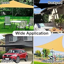 OutdoorLines Rectangle Sun Shade Sails for Patios