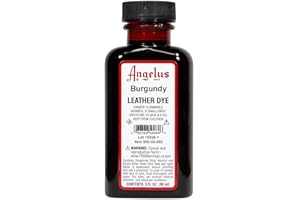 Angelus Leather Dye Burgundy - 3 Ounces