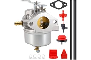 HOOAI 632334A Carburetor Compatible with Tecumseh 8hp 9hp 10hp 5hp Hmsk80 Hmsk100 Hm80 Engines 632334 Craftsman Chipper Shredder MTD Toro 521 Ariens Yard Machines Snowblower