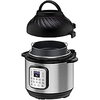 Instant Pot Duo Crisp Pressure Cooker 11 in 1, 8 Qt with Air Fryer, Roast, Bake, Dehydrate and More