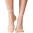 MANZI 12 Pairs Women's Ankle High Sheer Socks…
