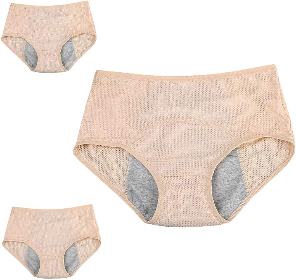 Ahcds Women's Menstrual Briefs,Absorbent Pants, Period Panties/Period