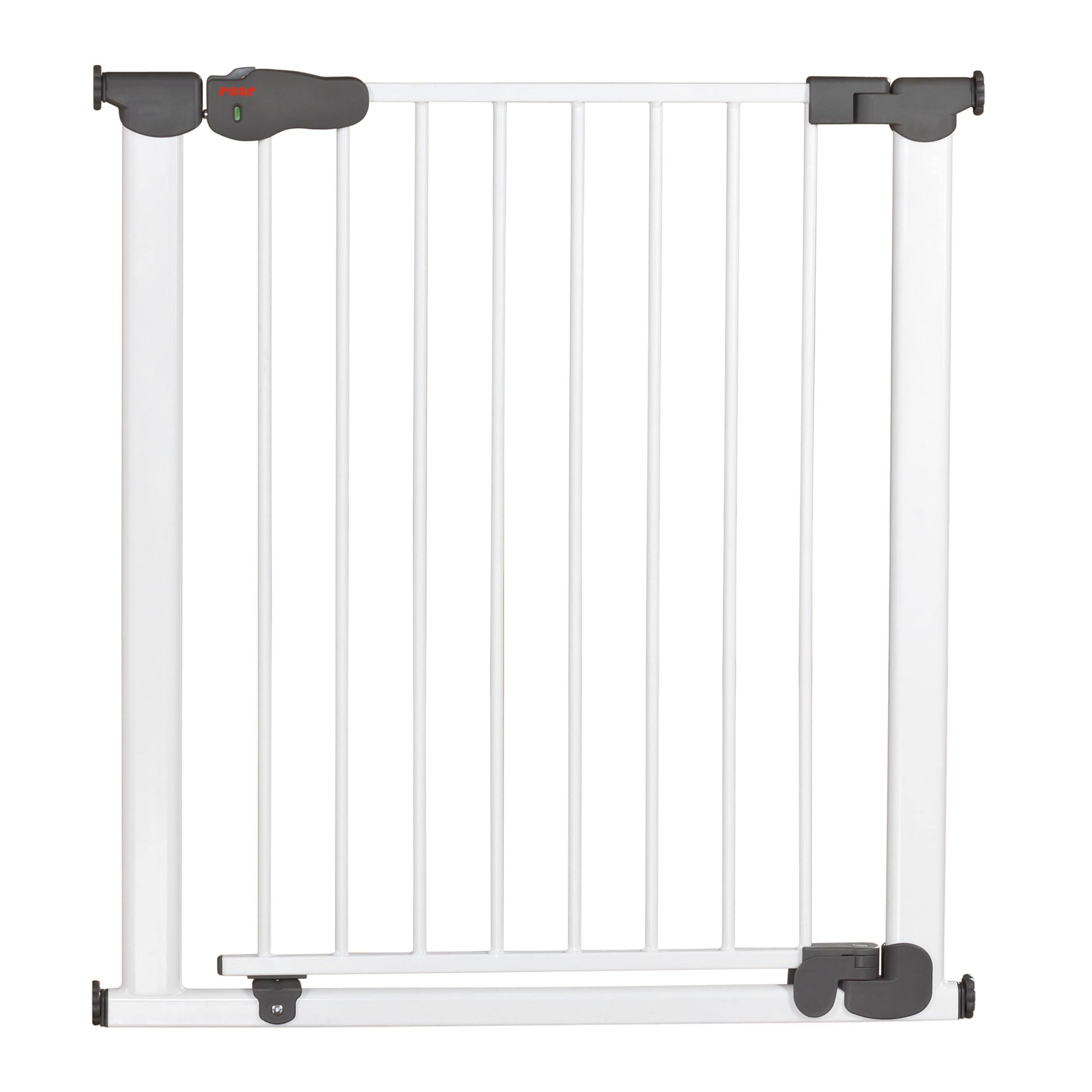 reer Advanced Door Grille and Stair Gate for Clamping, No Drilling, Automatic Closing, Passage Width 77.5-83.5 cm, Expandable
