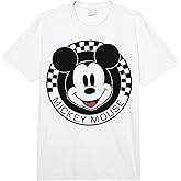 Disney Mickey and Friends Mickey Mouse Checkerboard Circle Comfort Colors Adult Heavyweight T-Shirt