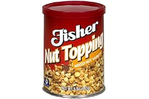 Fisher Nut Topping, Mixed Nut Variety, 5-Ounce Can