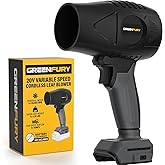 Cordless Leaf Blower Compatible with Dewalt 20V MAX Battery, 430 CFM 125 MPH Powerful Airflow - Lightweight Handheld Blower for Patio, Debris, Leaves & Snow Removal (Battery Not Included)
