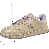 OKVOOT Women's Non Slip Water Resistant Casual Walking Work Sneakers Lightweight Comfortable Slip Resistant Shoes for Food Service Kitchen Nurse Restaurant Chefs