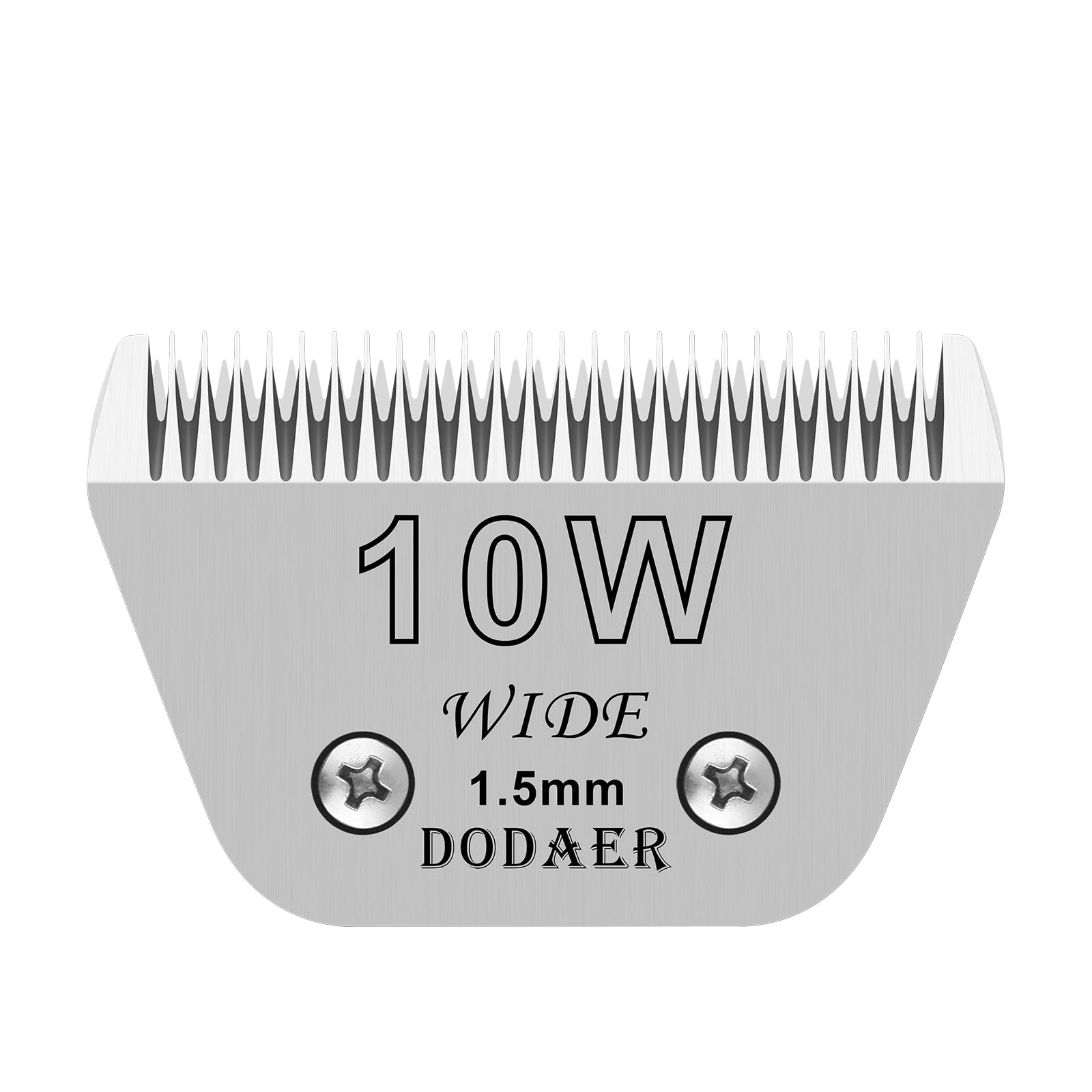 Photo 1 of 10W Detachable Dog Grooming Wide Blades,Compatible with Andis,Oster A5,Wahl KM10 Series Clippers,Cut Length 1/16”(1.5mm)