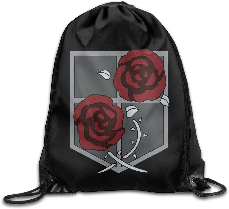 Brigad Logo Attack On Titan Sport Backpack Drawstring Print Bag