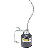 GOLDENROD (707) Industrial Pump Oiler with Flex Spout - 12 oz. Capacity | 12 Oz Capacity, 8 in Flex Spout, Zinc Die-cast Pump With Flexible Reach and Rust-resistant Steel For Precision Oil Delivery